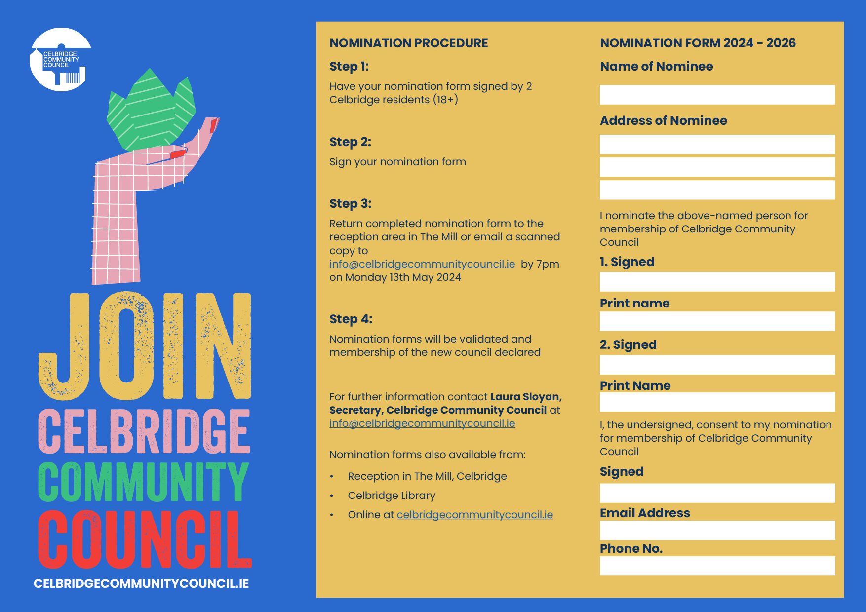 Celbridge Community Council Nomination Form 2024